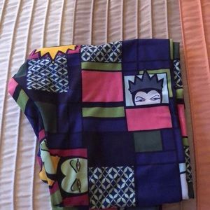 Disney Malificent Lularoe leggings, TC, worn once